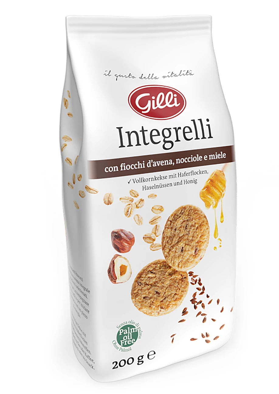 Vollkornkekse "Integrelli", 200 G - Gilli 3 Vollkornkekse "Integrelli", 200 G - Gilli