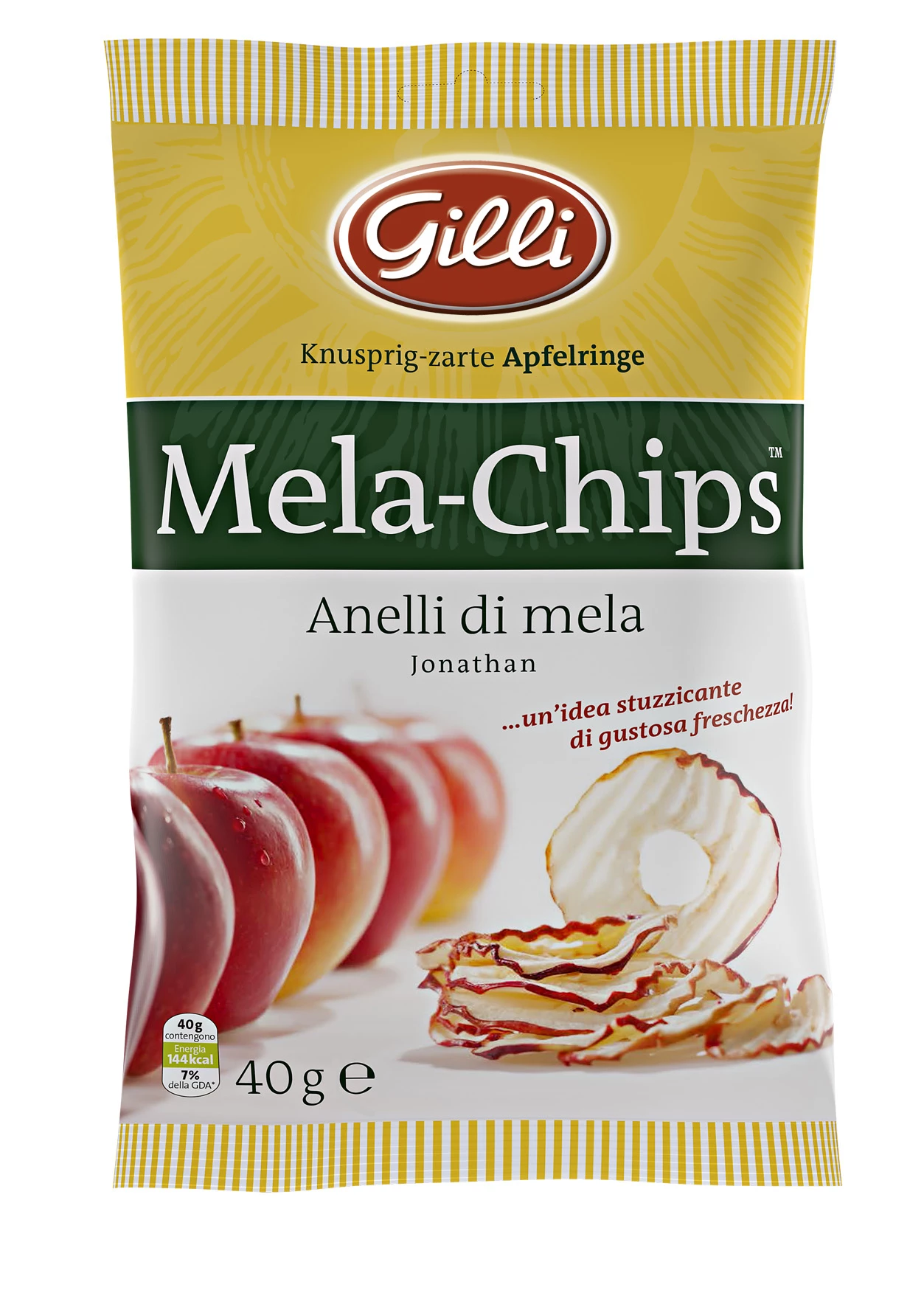 Apfel Chips "Jonathan", 40 G - Gilli 3 Apfel Chips "Jonathan", 40 G - Gilli