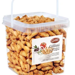 Gillini, Mini-Blätterteigstangen Mit Tomate, Oliven Und Oregano, 1 Kg - Gilli