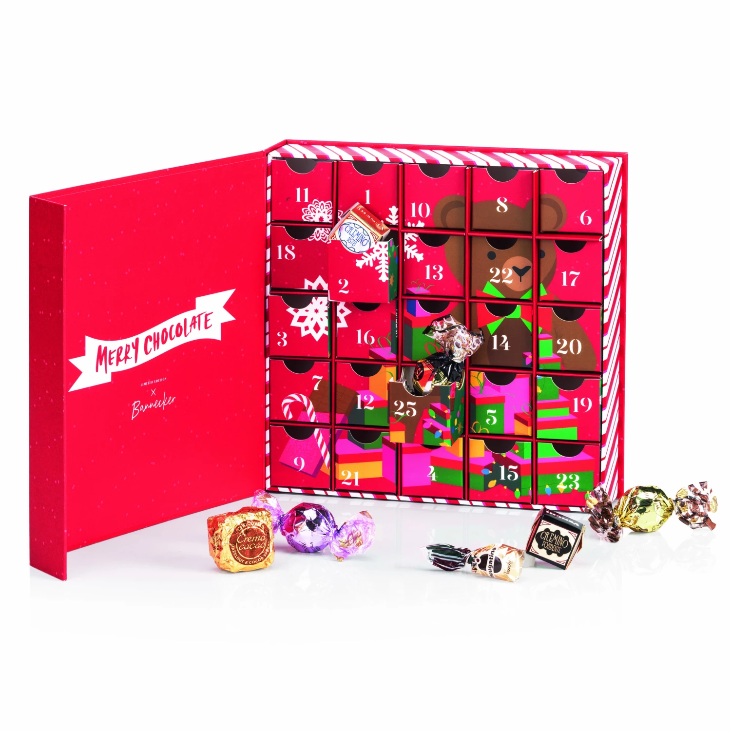 Adventskalender PRESTIGE, Mit Schokoladenpralinen, Glutenfrei, 310 G - Venchi 3 Adventskalender PRESTIGE, Mit Schokoladenpralinen, Glutenfrei, 310 G - Venchi