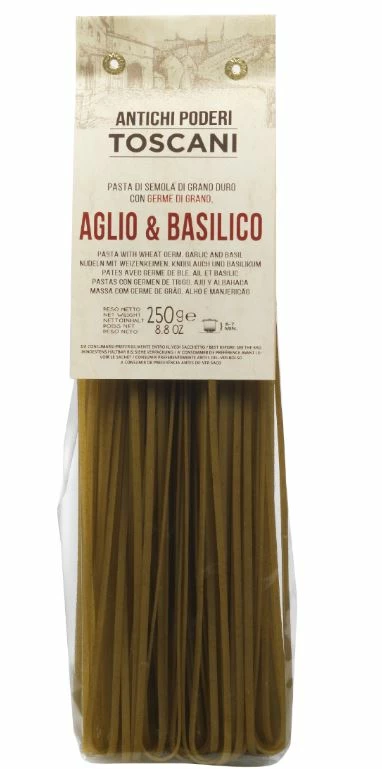 Linguine Mit Knoblauch Und Basilikum, 250g - Antichi Poderi Toscani 3 Linguine Mit Knoblauch Und Basilikum, 250g - Antichi Poderi Toscani