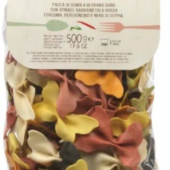 Bunte Papillons Nudeln, Verschiedene Farben, 500g - Antichi Poderi Toscani