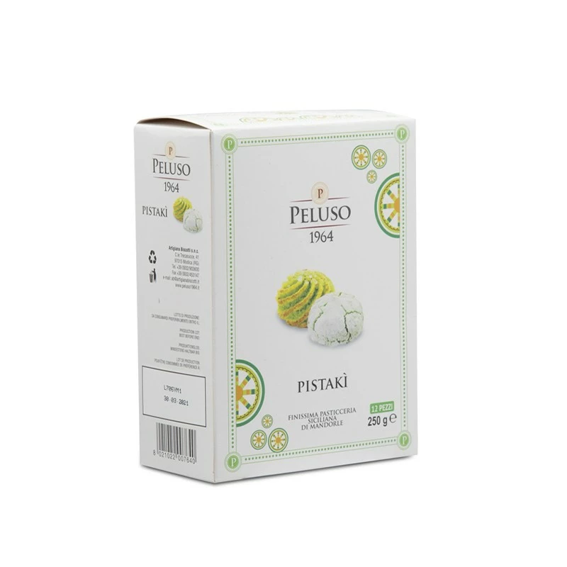 Pistakì, Handgemachtes Mandel- Und Pistaziengebäck Aus Sizilien, 250 G - Peluso1964 5 Pistakì, Handgemachtes Mandel- Und Pistaziengebäck Aus Sizilien, 250 G - Peluso1964 - Image 3