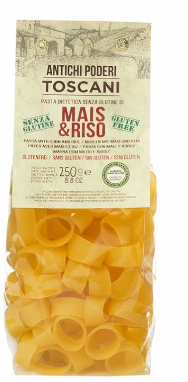 Calamarata Mit Mais-& Reismehl, Glutenfrei & BIO, 250g - Antichi Poderi Toscani 3 Calamarata Mit Mais-& Reismehl, Glutenfrei & BIO, 250g - Antichi Poderi Toscani