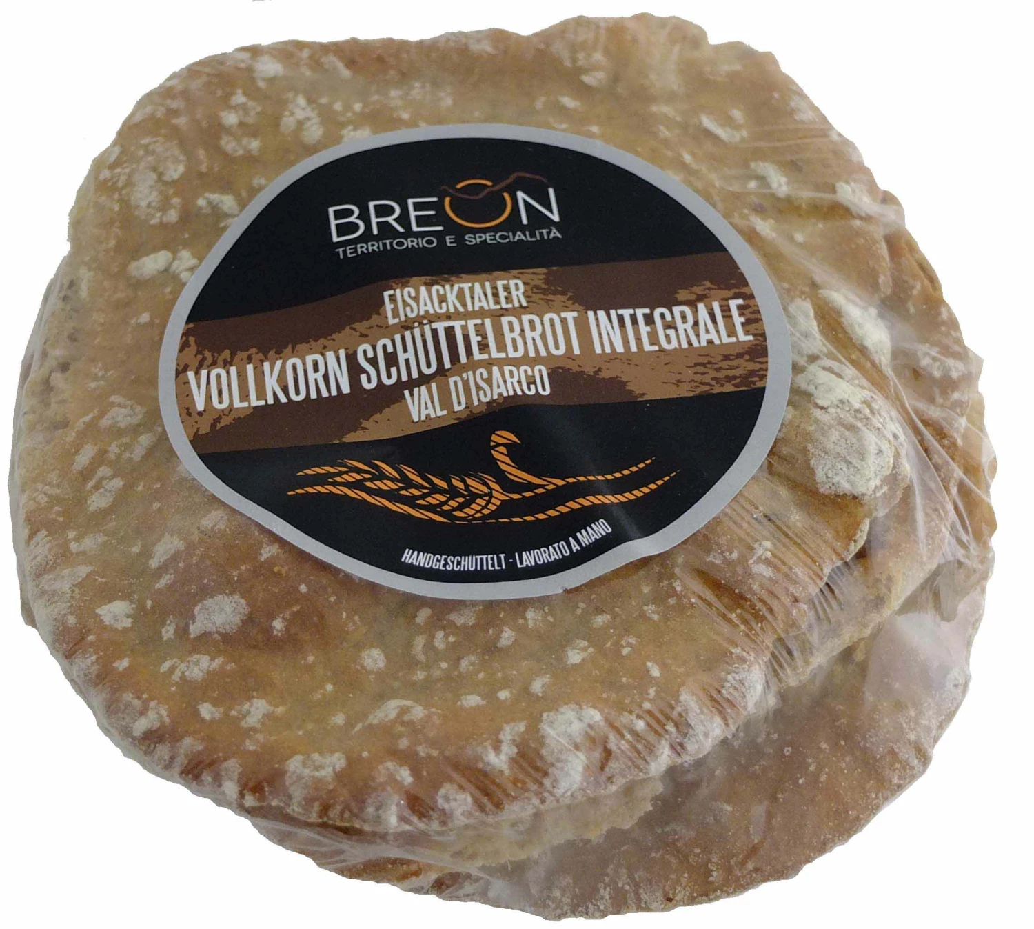 Vollkorn Schüttelbrot, Mit Vollkornmehl, 155g - Breon 3 Vollkorn Schüttelbrot, Mit Vollkornmehl, 155g - Breon