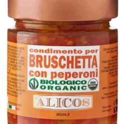 Tomaten-Paprika-Bruschetta, BIO, 190g - Alicos