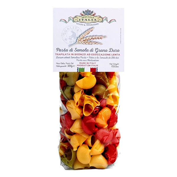 Conchiglioni Tricolore 500 G - Maestri Artigiani Italiani 3 Conchiglioni Tricolore 500 G - Maestri Artigiani Italiani