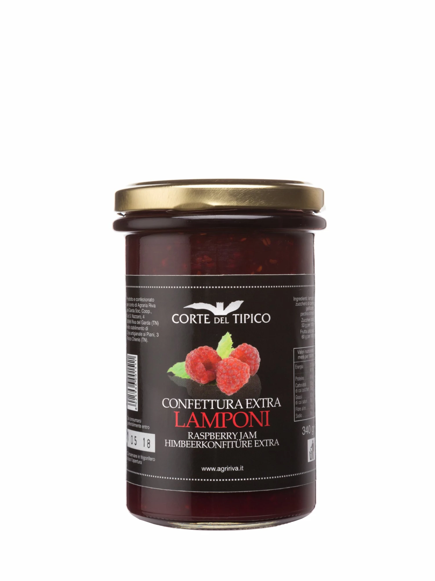 Himbeermarmelade, Glas, 340 G - Agraria Riva Del Garda 3 Himbeermarmelade, Glas, 340 G - Agraria Riva Del Garda