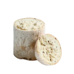 "Crutin" Hartkäse Aus Kuh- & Ziegemilch Mit Naturschimmel & Trüffelsplitter, Ca. 300 G. - Degust