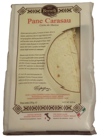 Carasaubrot, Sardisches Brot Aus Hartweizengrieß, 250g - Ferreli 3 Carasaubrot, Sardisches Brot Aus Hartweizengrieß, 250g - Ferreli