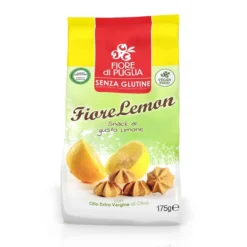 Fiore Lemon - GLUTENFREI & LAKTOSEFREI Zitronenkekse, 175g - Fiore Di Puglia
