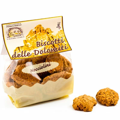 Fiori Biscotti Delle Dolomiti Nocciolini - Haselnusskekse Aus Den Dolomiten, 300g 3 Fiori Biscotti Delle Dolomiti Nocciolini - Haselnusskekse Aus Den Dolomiten, 300g