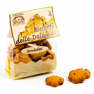 Strudelini, Apfelstrudelkekse Aus Den Dolomiten, 300 G - Bäckerei Fiori 3 Strudelini, Apfelstrudelkekse Aus Den Dolomiten, 300 G - Bäckerei Fiori