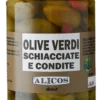 Grüne Oliven, Zerkleinert Und Gewürzt, 280g - Alicos -Essen Verkaufsgeschäft Gr ne Oliven mit Kern gew rzt gef llt mit Sellerie Petersilie Paprika