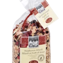 Müsli Mit Waldbeeren - Mit Erdbeeren, Himbeeren & Heidelbeeren, 375g - Fuchs