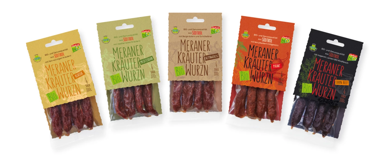 BIO Kräuterwurzn, "pikant", 4 St., 100 G - Metzgerei Galloni 4 BIO Kräuterwurzn, "pikant", 4 St., 100 G - Metzgerei Galloni - Image 2