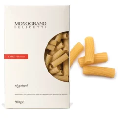 Kamut Rigatoni BIO, Kurze Nudeln Aus Kamutmehl, 500g - Felicetti