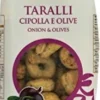 Taralli, Italienische Knabberei Mit Zwiebeln & Oliven, 250g - Fiore Di Puglia 2 Taralli, Italienische Knabberei Mit Zwiebeln & Oliven, 250g - Fiore Di Puglia -Essen Verkaufsgeschäft Oliven u Zwiebel
