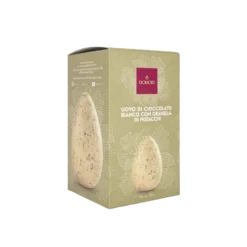 Osterei Aus Weißer Schokolade Mit Pistazien, 200 G, Glutenfrei - Domori