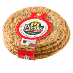 Südtiroler Schüttelbrot Mit Sesam, Knuspriges Roggenmisch- Fladenbrot - Preiss