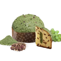 Panettone Pistacchio Matcha, Mit Pistazien Aus Bronte Und Matcha-Grüntee, 600 G - Loison
