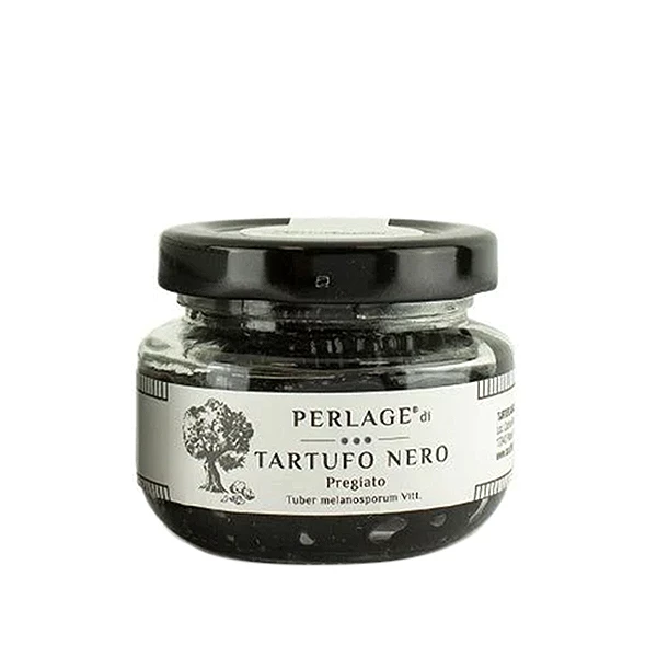Perlen Aus Dem Saft Von Schwarzem Trüffel, 50g - Tartuflanghe 3 Perlen Aus Dem Saft Von Schwarzem Trüffel, 50g - Tartuflanghe