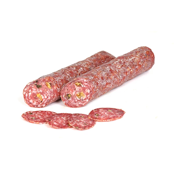 Pistazien/Walnusssalami, Vakuumiert, Ca.180g - Metzgerei Rinner 3 Pistazien/Walnusssalami, Vakuumiert, Ca.180g - Metzgerei Rinner
