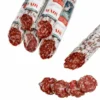 Vinschger Reh-Salami, Vakuumiert, Ca. 210g - Metzgerei Mair 2 Vinschger Reh-Salami, Vakuumiert, Ca. 210g - Metzgerei Mair -Essen Verkaufsgeschäft Rehsalami geschnitten