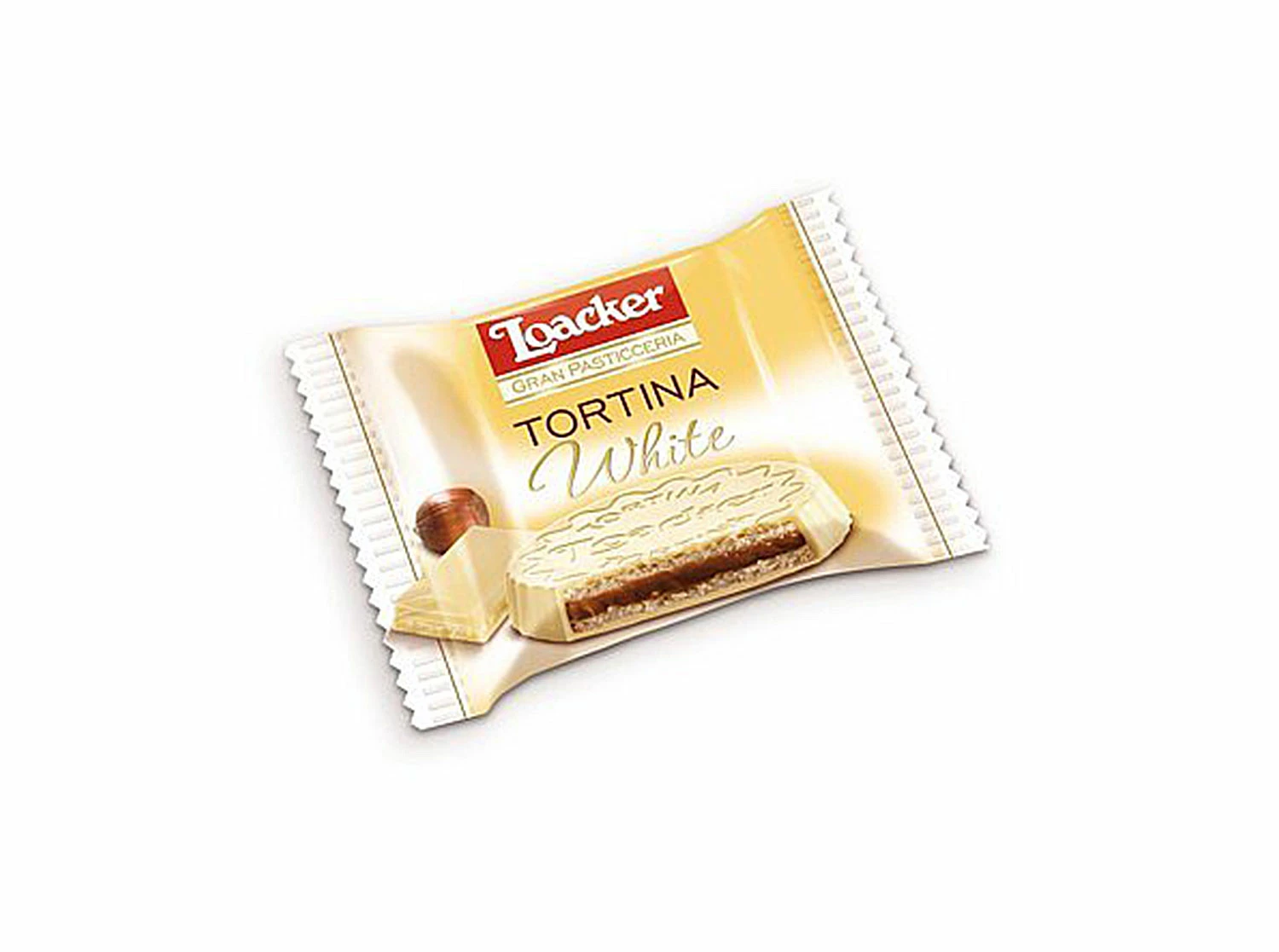 Tortina White - Zarte Schokowaffel Mit Weißer Schokolade 3x 21g - Loacker 4 Tortina White - Zarte Schokowaffel Mit Weißer Schokolade 3x 21g - Loacker - Image 2