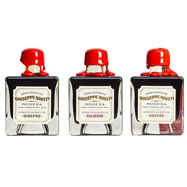 Tris Monolegni, Balsamicoessig Aus Modena I.G.P., 3x50ml - Acetaia Giusti 3 Tris Monolegni, Balsamicoessig Aus Modena I.G.P., 3x50ml - Acetaia Giusti