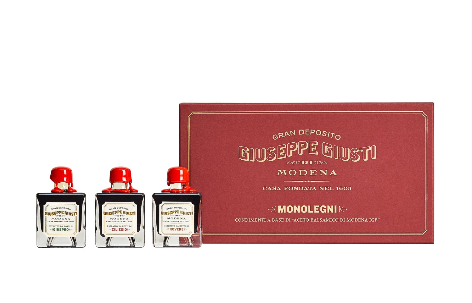 Tris Monolegni, Balsamicoessig Aus Modena I.G.P., 3x50ml - Acetaia Giusti 4 Tris Monolegni, Balsamicoessig Aus Modena I.G.P., 3x50ml - Acetaia Giusti - Image 2