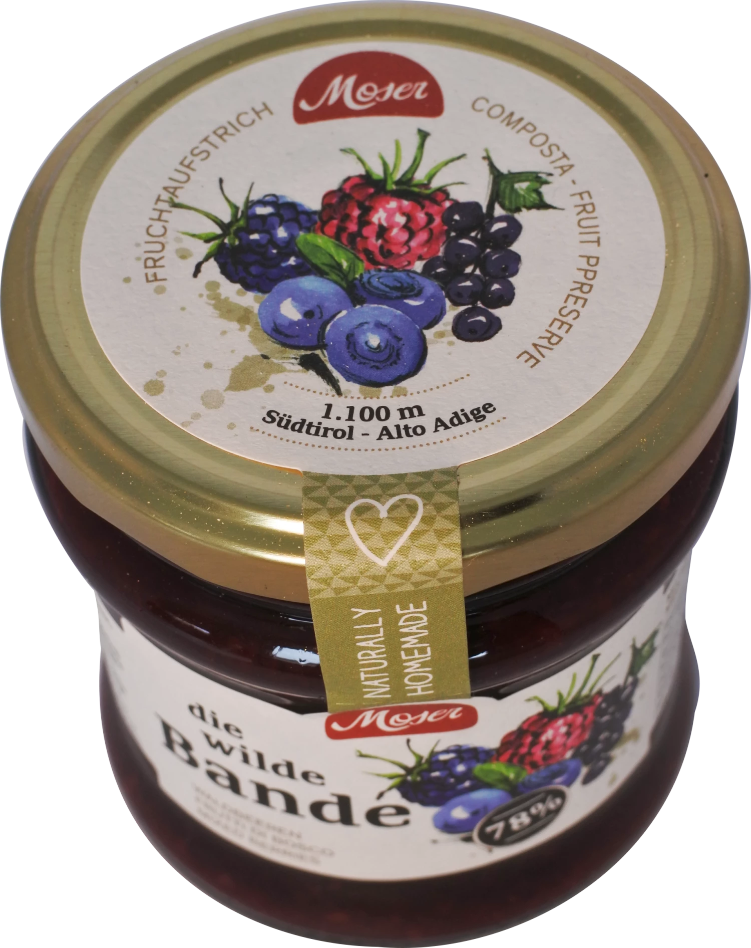Fruchtaufstrich "die Wilde Bande" - Waldfrüchte Mind. 78% Frucht, 340 Ml - Moser KG Bäck 4 Fruchtaufstrich "die Wilde Bande" - Waldfrüchte Mind. 78% Frucht, 340 Ml - Moser KG Bäck - Image 2