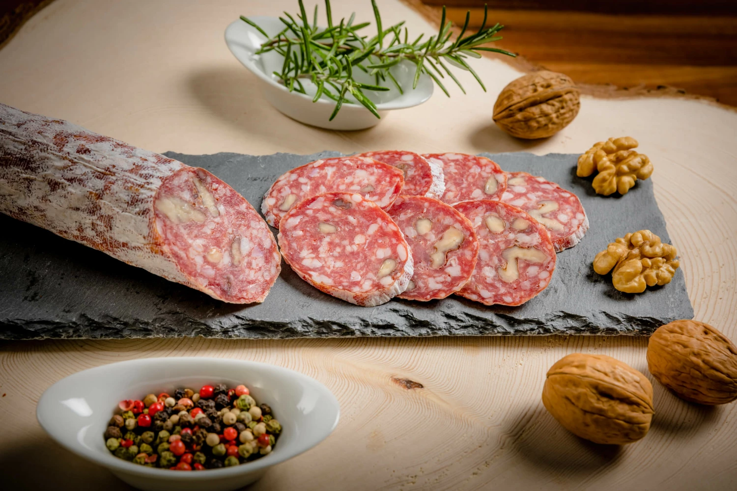 Feine Walnuss-Salami Aus Südtirol, Vakuumiert, Ca. 250g - Metzgerei Mair 4 Feine Walnuss-Salami Aus Südtirol, Vakuumiert, Ca. 250g - Metzgerei Mair - Image 2