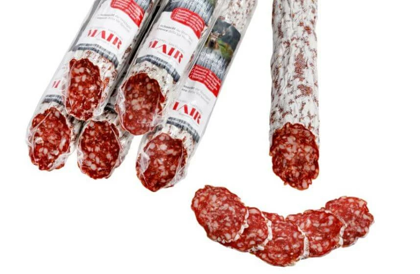 Hirsch-Salami, Vakuumiert Ca. 250g - Metzgerei Mair 3 Hirsch-Salami, Vakuumiert Ca. 250g - Metzgerei Mair