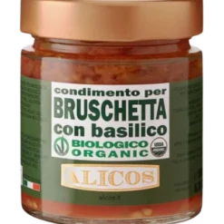 Tomaten-Basilikum-Bruschetta, BIO, 190g - Alicos
