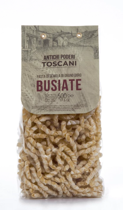 Busiate, Nudelspezialität Aus Der Toskana, 500g - Antichi Poderi Toscani 3 Busiate, Nudelspezialität Aus Der Toskana, 500g - Antichi Poderi Toscani