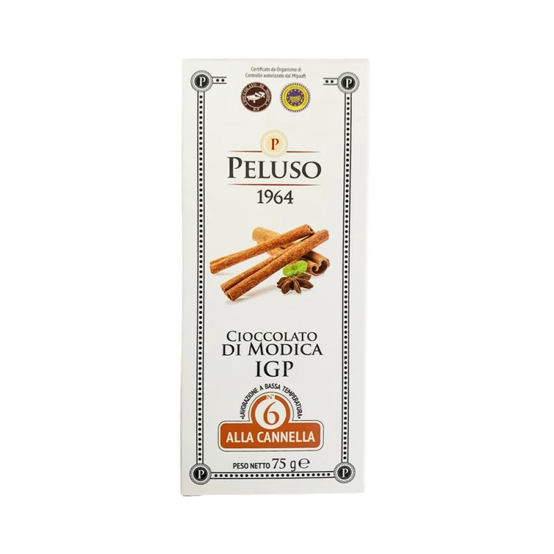 Schokoladetafel Von Modica, Peluso, Mit Zimt, 75 G - Peluso1964 3 Schokoladetafel Von Modica, Peluso, Mit Zimt, 75 G - Peluso1964