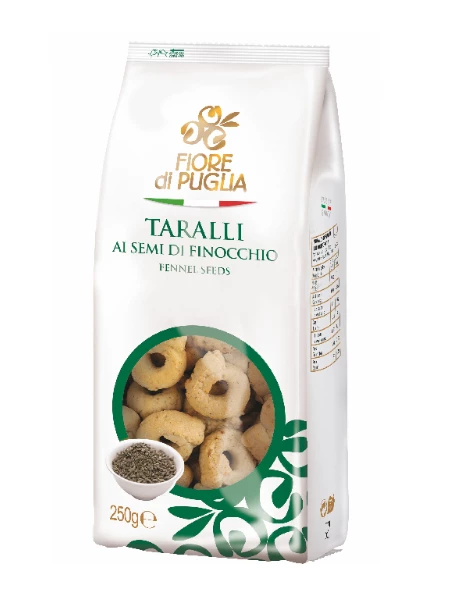 Taralli Mit Fenchel, 250g - Fiore Di Puglia 3 Taralli Mit Fenchel, 250g - Fiore Di Puglia